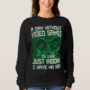 CAMISETA UM DIA SEM VIDEOS GAMES É COMO, JOGADOR, JOGOS