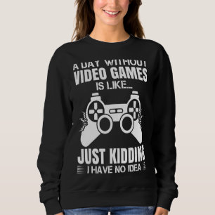 Camiseta Um Dia Sem Videos games É Como O Video Gamer Retr