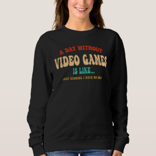 Camiseta Um Dia Sem Videos games É Como Um Gama Retrorna De