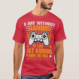 Camiseta Um Dia Sem Videos games É Como Vídeo Engraçado