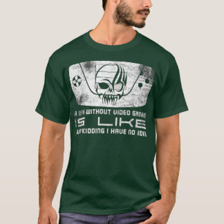 Camiseta Um dia sem Videos games é tipo, videogame engraçad