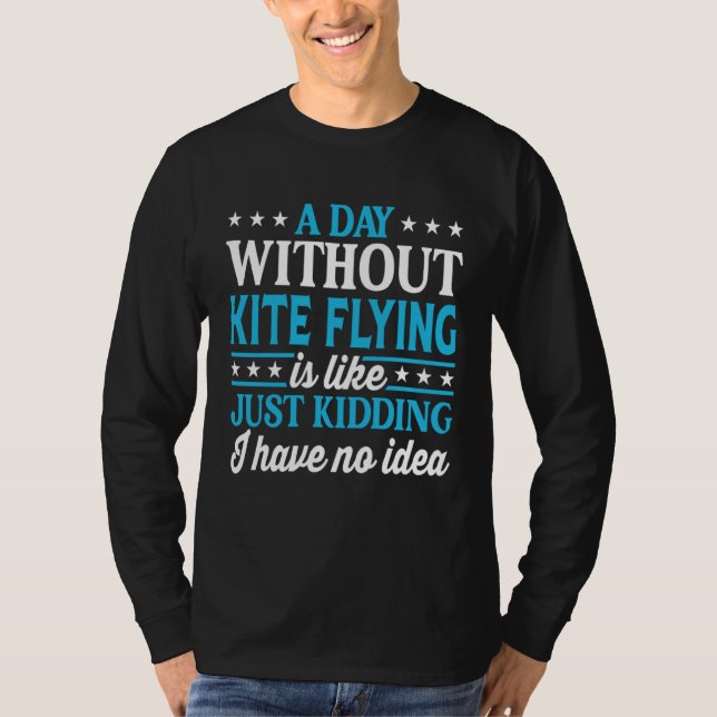 Camiseta Um Dia Sem Voar Pipa  Voar Pipa (Frente)