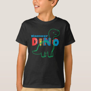 Camiseta Um Dinossauro Gelado Personaliza Crianças
