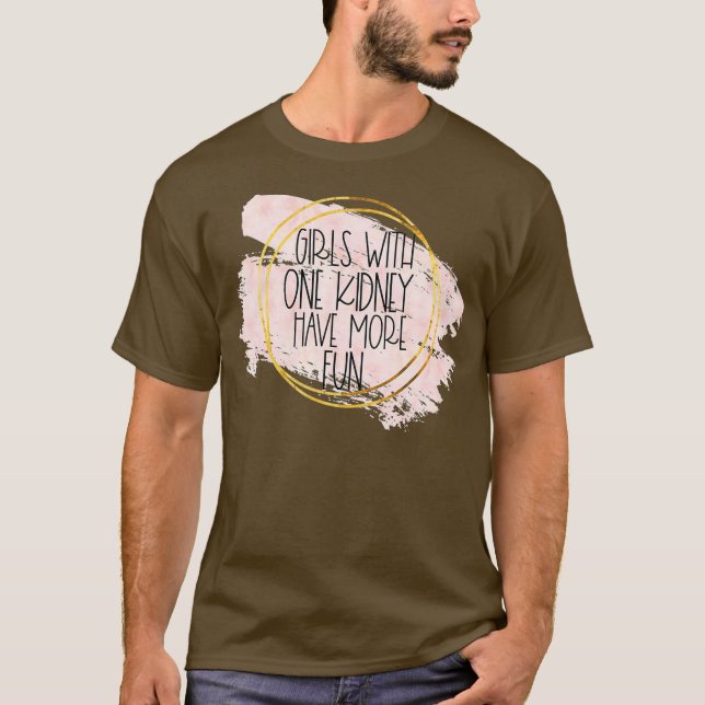 Camiseta Um Doador De Rins Transplantando Meninas Enfermeir (Frente)