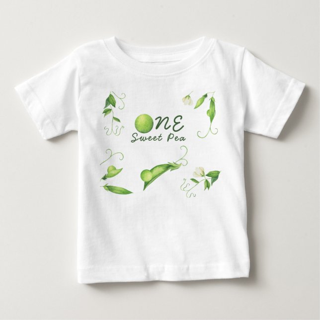 Camiseta Um Doce Birthday de Ervilha (Frente)