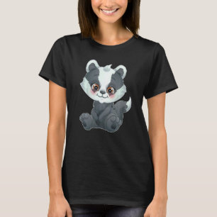 Camiseta Um Doce Habitante Florestal MelDach Texugo Animal