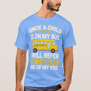Camiseta Um Dos Meus Filhos Engraçado, Um Motorista De Ônib
