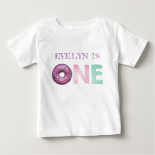 Camiseta Um Doughnut Aniversário Personalizado