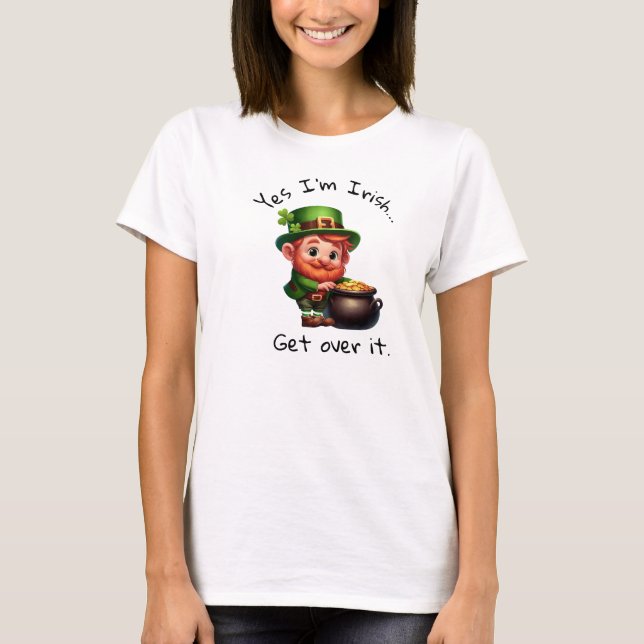 Camiseta Um duende 3D renderizado com uma legenda personali (Frente)
