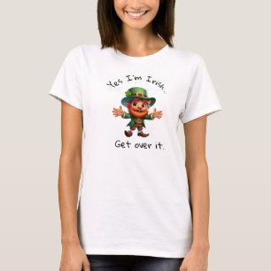 Camiseta Um duende 3D renderizado com uma legenda personali
