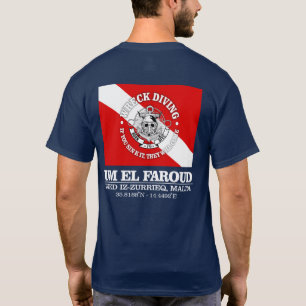 Camiseta Um El Faroud (mergulho em destroços)