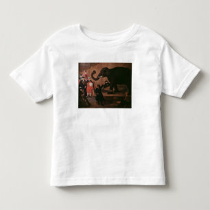 Camiseta Um elefante mostrado em Veneza (óleo em canvas)