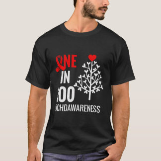 Camiseta Um Em Cada 100 Meses De Defeito Cardíaco Congênito