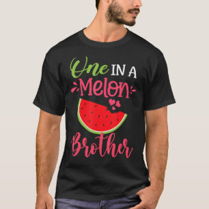 Camiseta Um Em Um Aniversário Da Família Melon Brother Wate