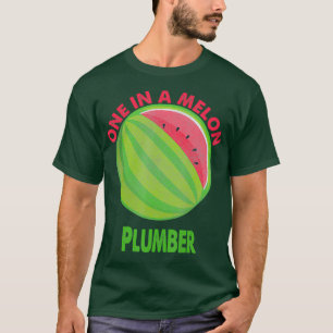 Camiseta Um em um Aposentadoria de Melão de Canalizador de