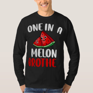 Camiseta Um Em Um Chapéu Da Família De Frutas De Melancia D