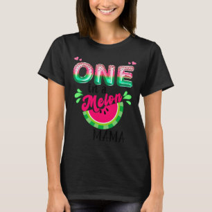 Camiseta Um Em Um Grupo De Aniversário Da Melon Mãe