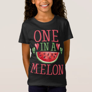 Camiseta Um em um melão, crianças em bruto Melancia melanci