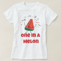 Um em um Melão - Diversão de Design de Melancia de
