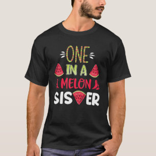 Camiseta Um Em Um Melão Irmã Melancia Que Corresponde A Ani