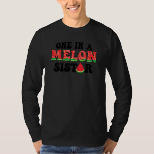 Camiseta Um Em Um Melão Irmã Primeiro Aniversário Melão Cu