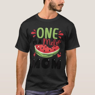 Camiseta Um em um Melon Mãe, Festa de aniversário de Verão