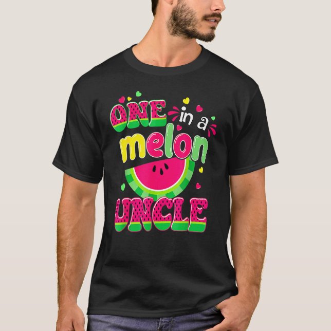 Camiseta Um Em Um Melon Tio Bday Match Group Summer (Frente)