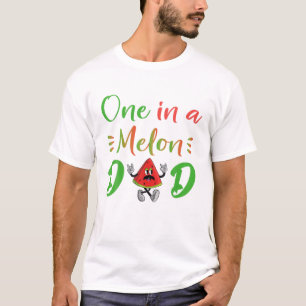 Camiseta Um Em Um Pai De Melão Fruta De Melancia Pai De Gor