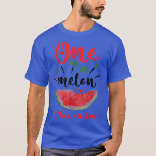 Camiseta Um em um Pai Melão, lei Watermelon Summer Fam