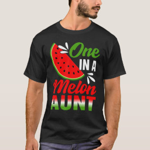 Camiseta Um Em Um Par De Aniversário Da Família Melon Aunt 