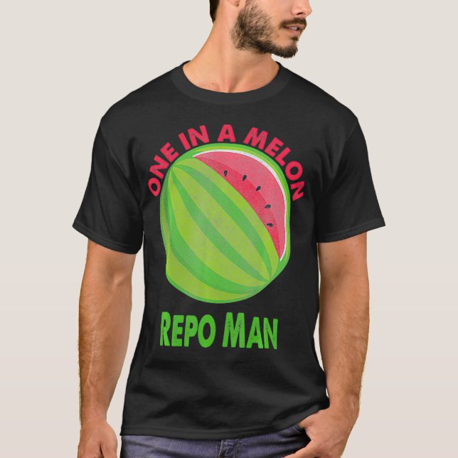 Camiseta Um em um Repo de Melon Reparo de Melancia (Frente)