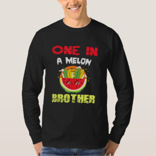Camiseta Um Em Uma Família Melon Brother Watermelon