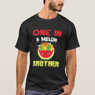 Camiseta Um Em Uma Família Melon Brother Watermelon