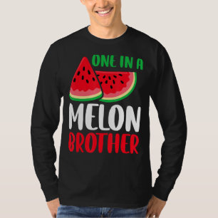 Camiseta Um Em Uma Família Melon Brother Watermelon