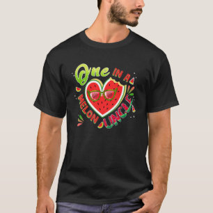 Camiseta Um Em Uma Família Melon Tio Aniversário Que Combin
