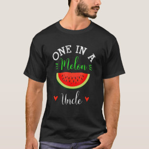 Camiseta Um Em Uma Família Melon Tio Watermelon Summer