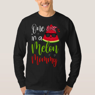 Camiseta Um Em Uma Mamãe Melão Arco De Melancia Tie Sunglas