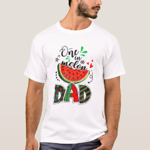 Camiseta Um Em Uma Matchin Da Família Melancia Pai Melão