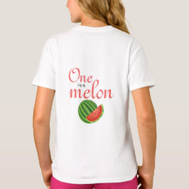 Camiseta Um Em Uma Melancia Melão