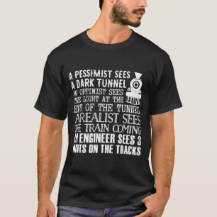 Camiseta Um Engenheiro de Trem e 3 Idiotas Piada Engraçada
