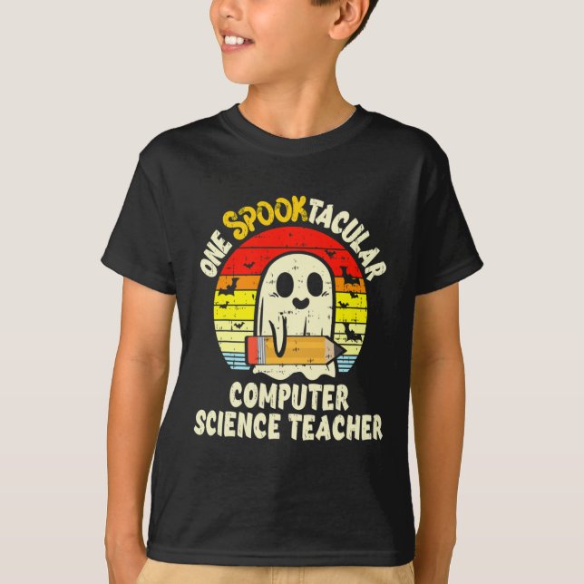 Camiseta Um Espetacular Professor de Ciência da Computação  (Frente)