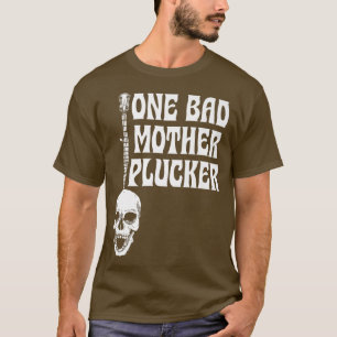 Camiseta Um Esqueleto de Vintage Má Mãe Plucker