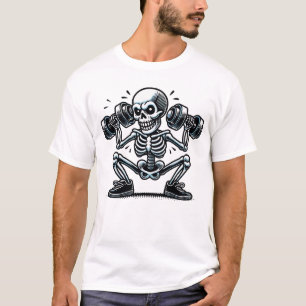 Camiseta Um esqueleto legal funcionando