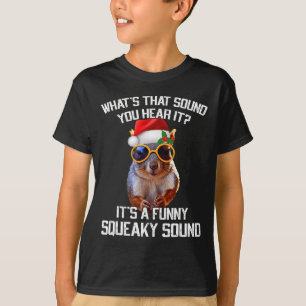 Camiseta Um Esquilo De Natal De Squeaky Squeaky