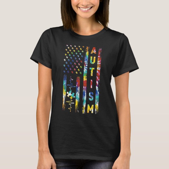 Camiseta Um Excelente de Consciência do Autismo Design com  (Frente)