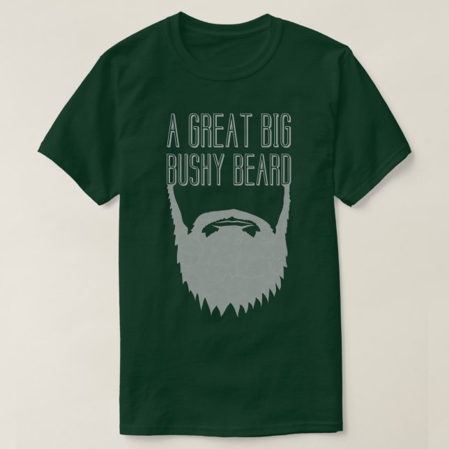 Camiseta Um Excelente Grande Barba Clássica TSirt (Frente do Design)