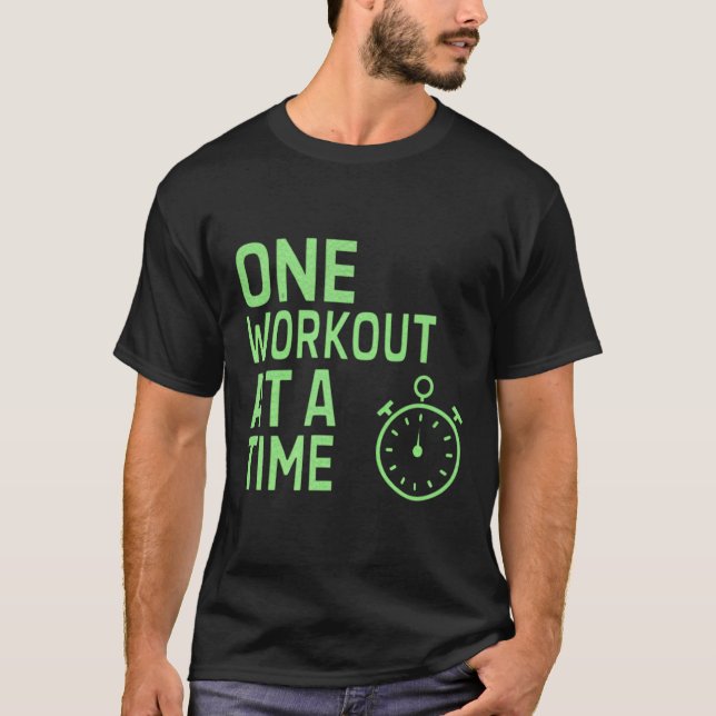 Camiseta Um exercício de cada vez (Frente)