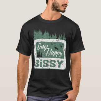 Camiseta Um Feliz Acampante Sissy Aniversário de 1 Ano Acam