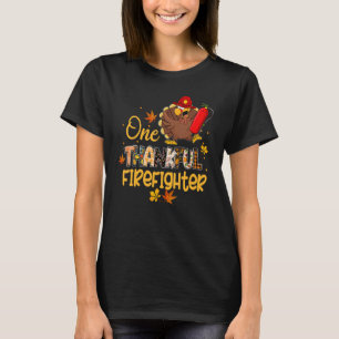 Camiseta Um Feliz Bombeiro Turco Peregrino Obrigados