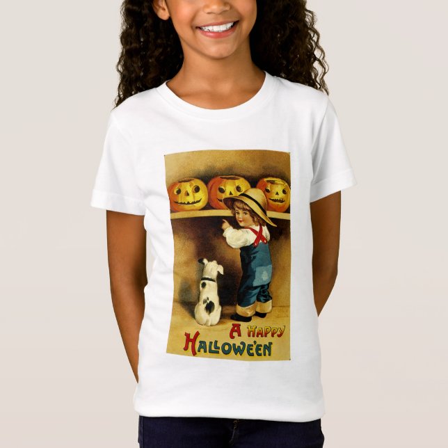 Camiseta Um Feliz Dia das Bruxas (Frente)